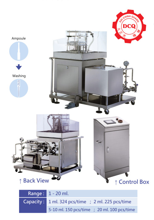 Automatic Ampoule Filling and Sealing Line