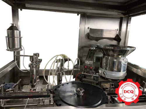 Automatic Liquid Vial Filling and Stoppering Machine